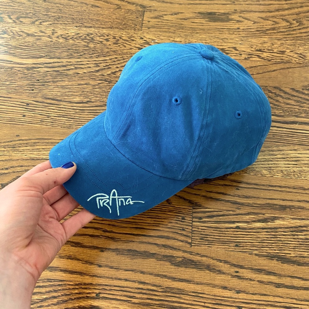 Rare Vintage Prana Blue Baseball Cap Hat